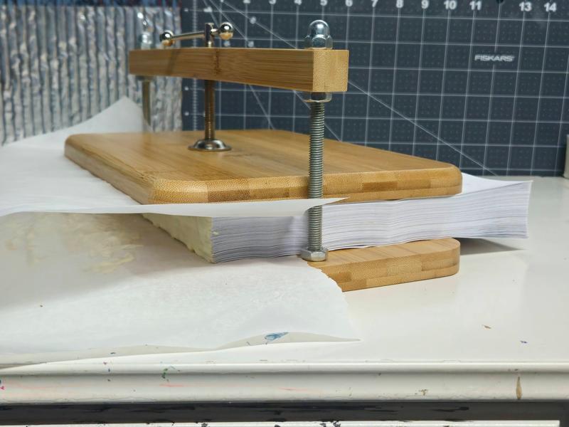 Teaching myself how to do book binding
